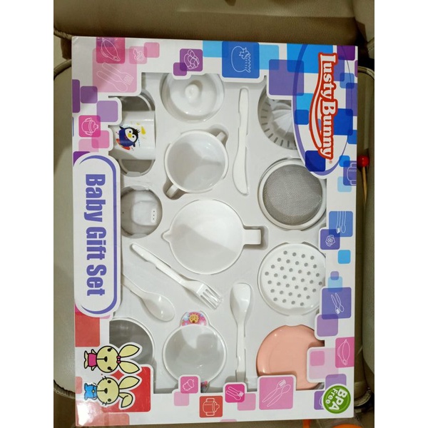 lusty bunny baby gift set