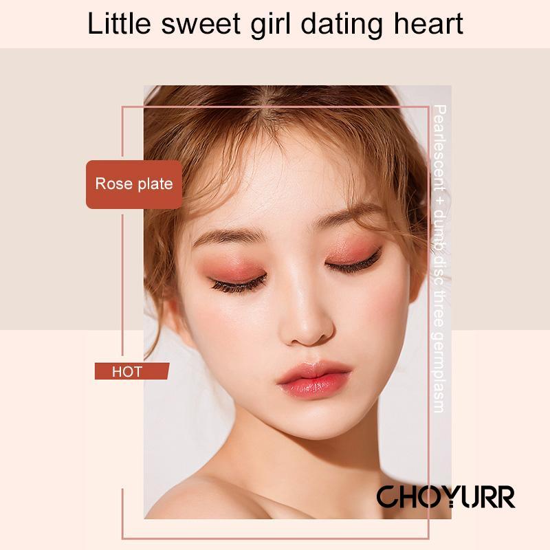 【COD】Korean Eyeshadow Palette 9 Warna Pigmented Eyeshadow Glitter Pearlescent Matte Transparent Akrilik Eyeshadow Makeup Murah-CH