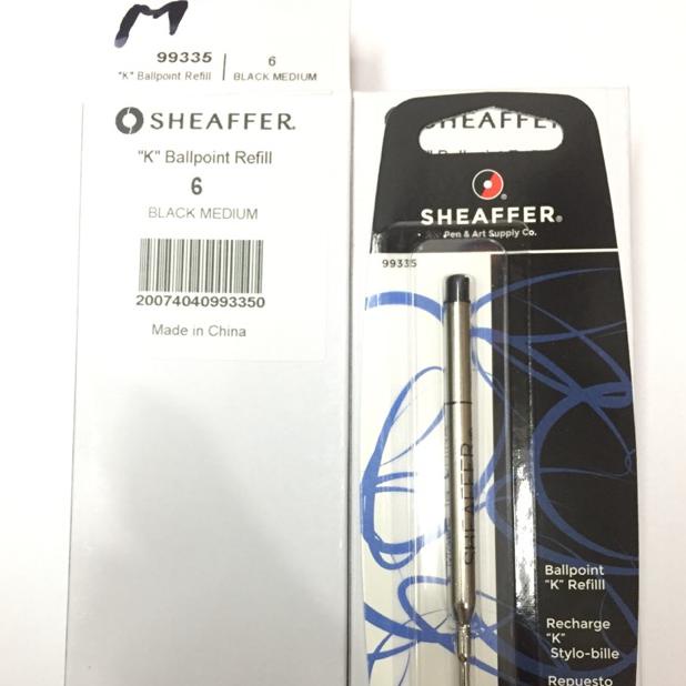 

73 Isi Pen / Refill Sheafer Ballpoint ORIGINAL BLACK n9elk