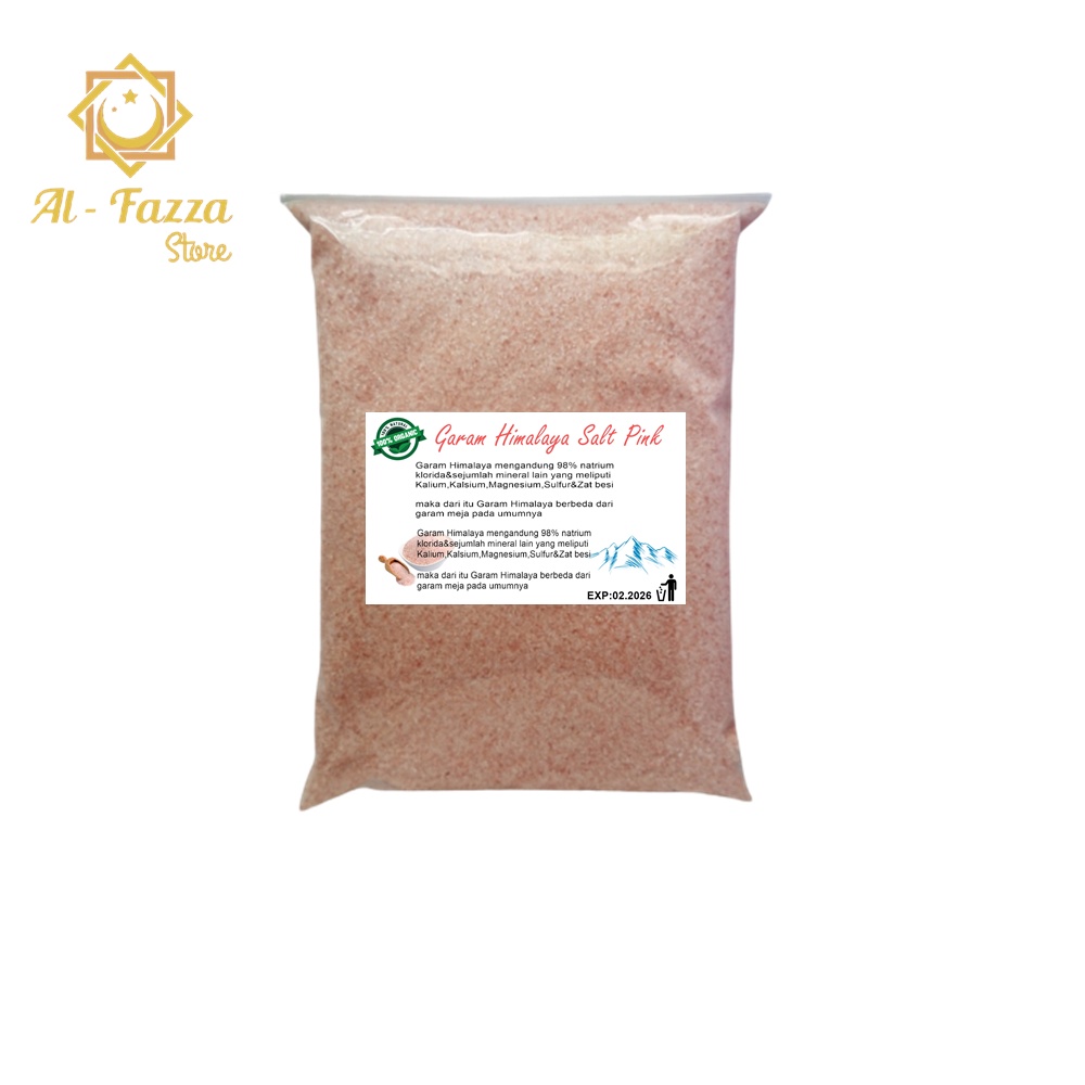 

Garam Himalaya Pink 1 kg - Himalayan Natural Pink Salt Organic