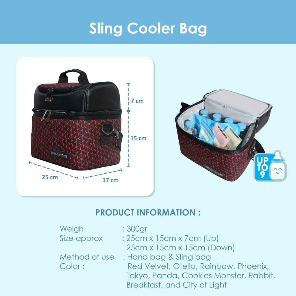 Natural Moms Sling Cooler Bag - Tas Penyimpan ASI