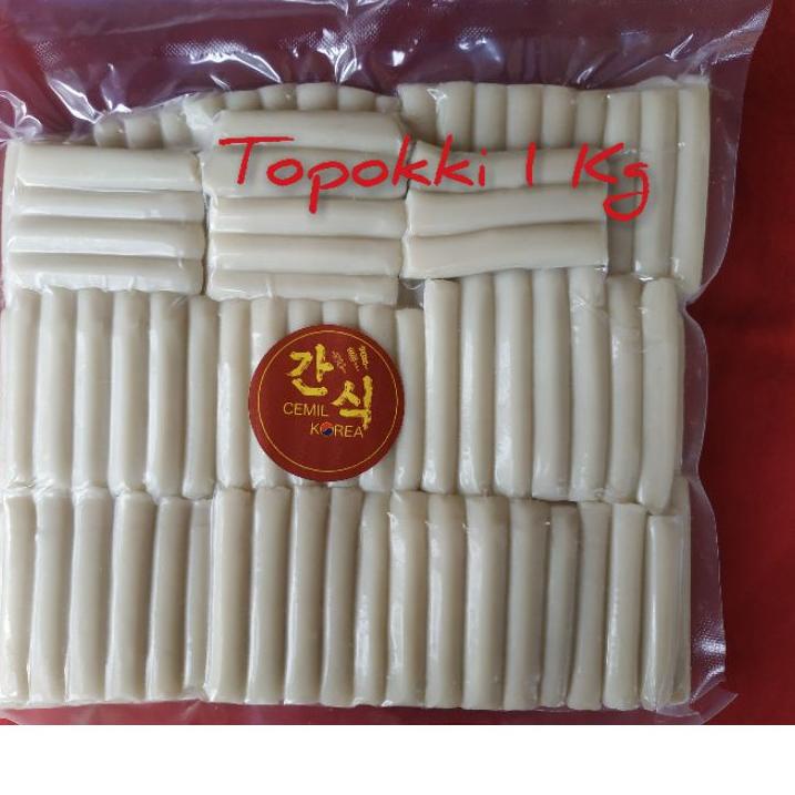 

✨COD✨ TOPOKI/ TOPPOKI/ TtEOKBOKKI/ TOPOKKI/ RICE CAKE 1KG MAKANAN/CEMILAN KOREA 