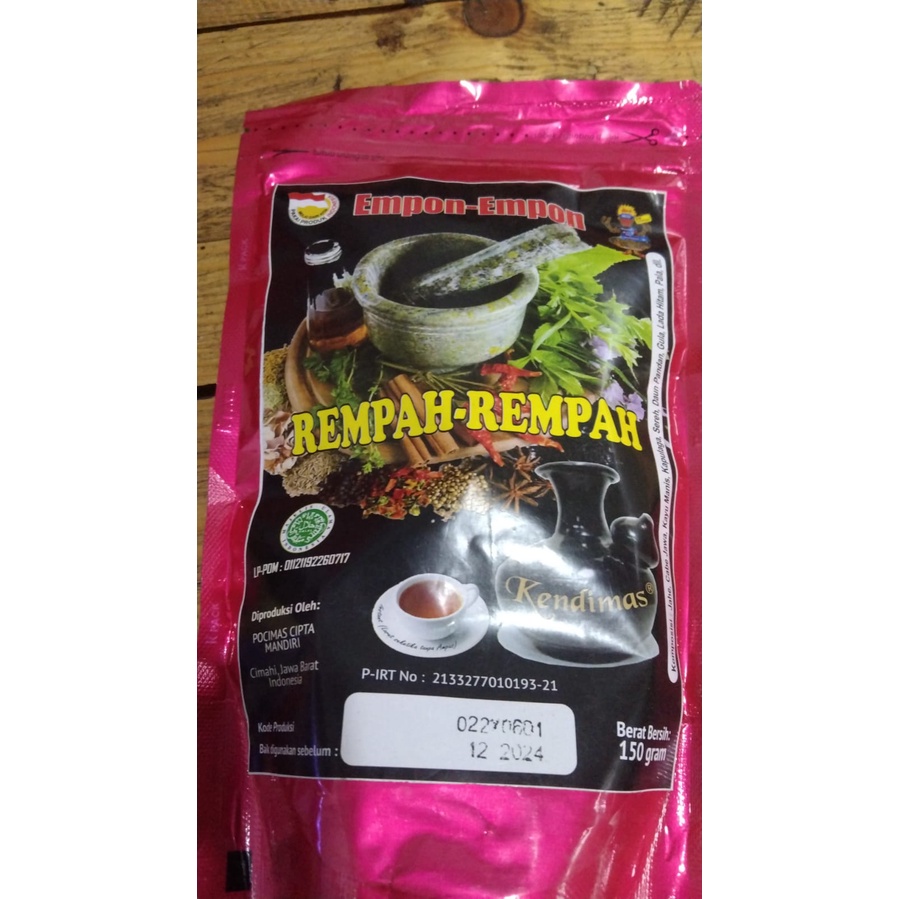 

Empon - Empon minuman tradisional rempah - rempah by kendimas 150g