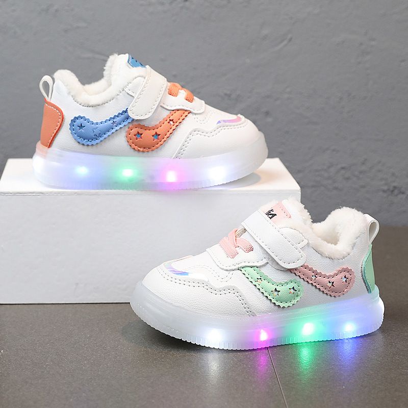 Sepatu Sneakers Import Anak Cowok Cewek LED Usia 1-5 Tahun Lucu & Kekinian Premium Free Box