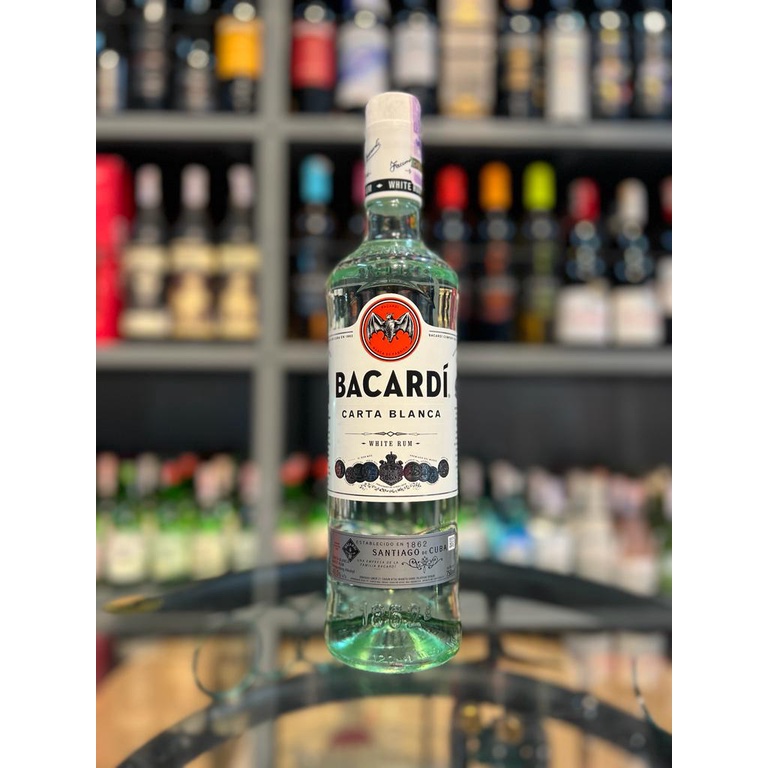 BACARDI CARTA BLANCA WHITE RUM 750ML LIGHT