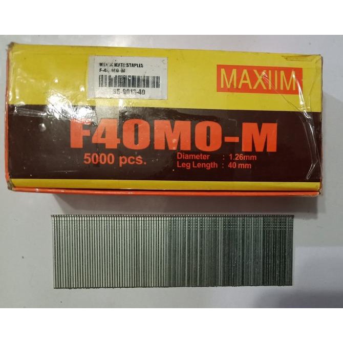 

Isi Steples F40 MO-M Maxiim sumberh11 Juara