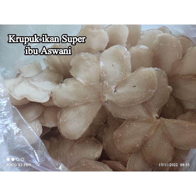 

KRUPUK IKAN IBU ASWANI BESUKi Harga 1kg