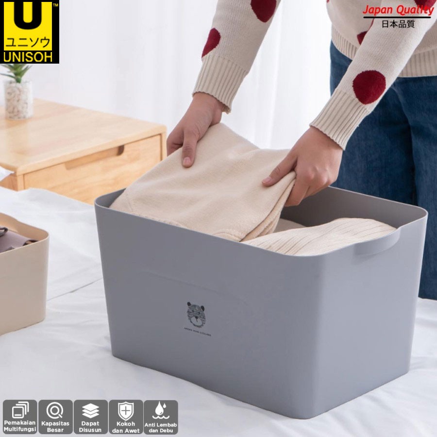 UNISOH KOTAK PENYIMPANAN STORAGE BOX MULTIFUNGSI