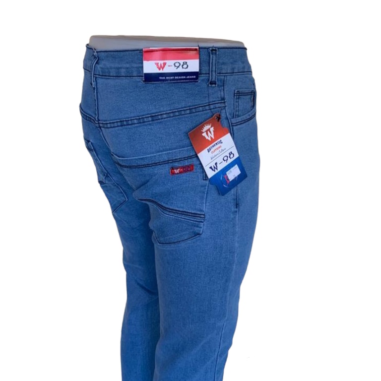 Celana Jeans Panjang Distro Bandung Lois Pria Cowok Dewasa Pensil Skinny Slimfit Slim Fit Karet Mela