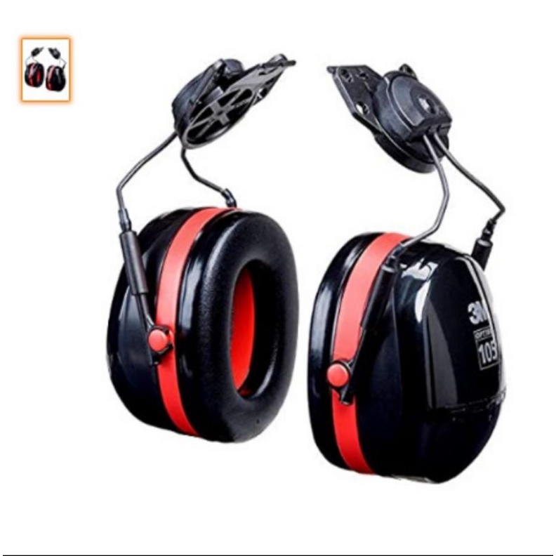 Earmuff Peltor 3M H10P3E Optime 3M 105 penutup Telinga