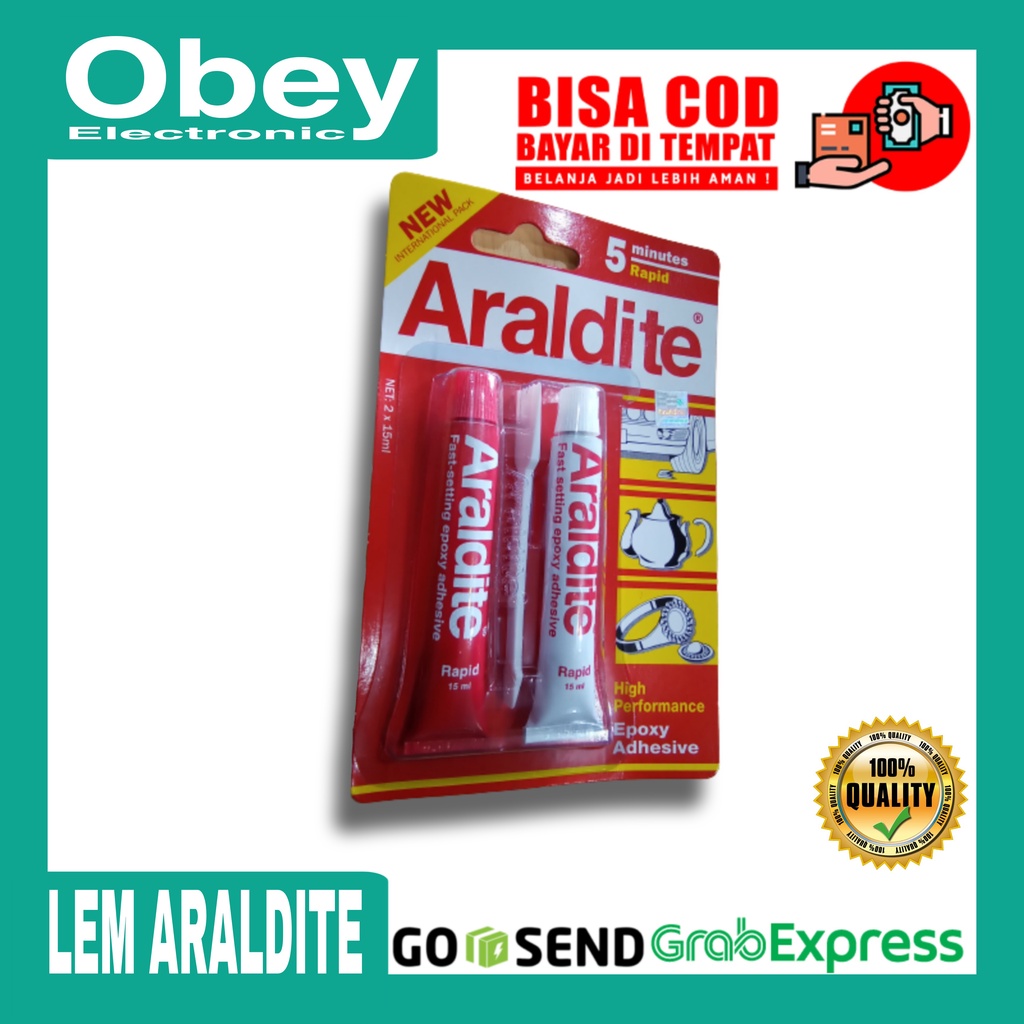 Lem araldite merah