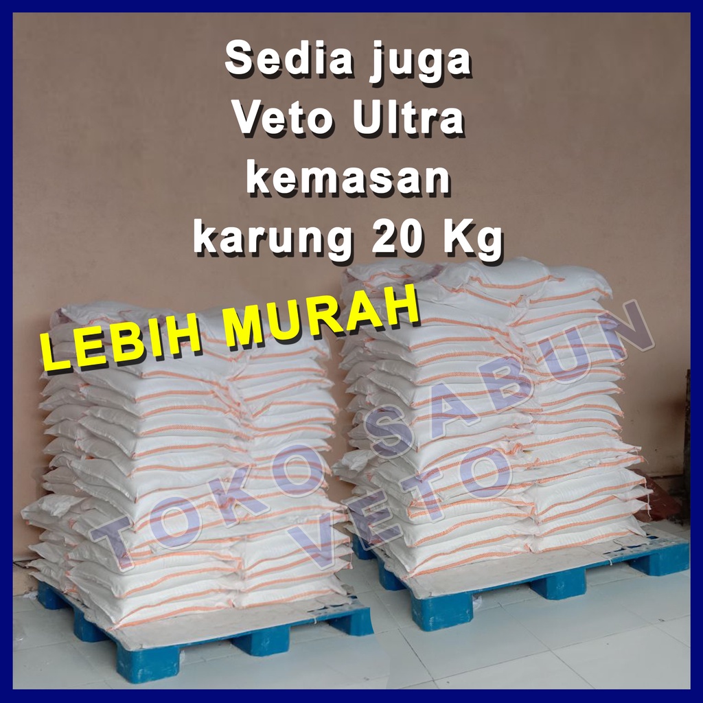 VETO Deterjen BUBUK ULTRA Powder 1 Kg Termurah