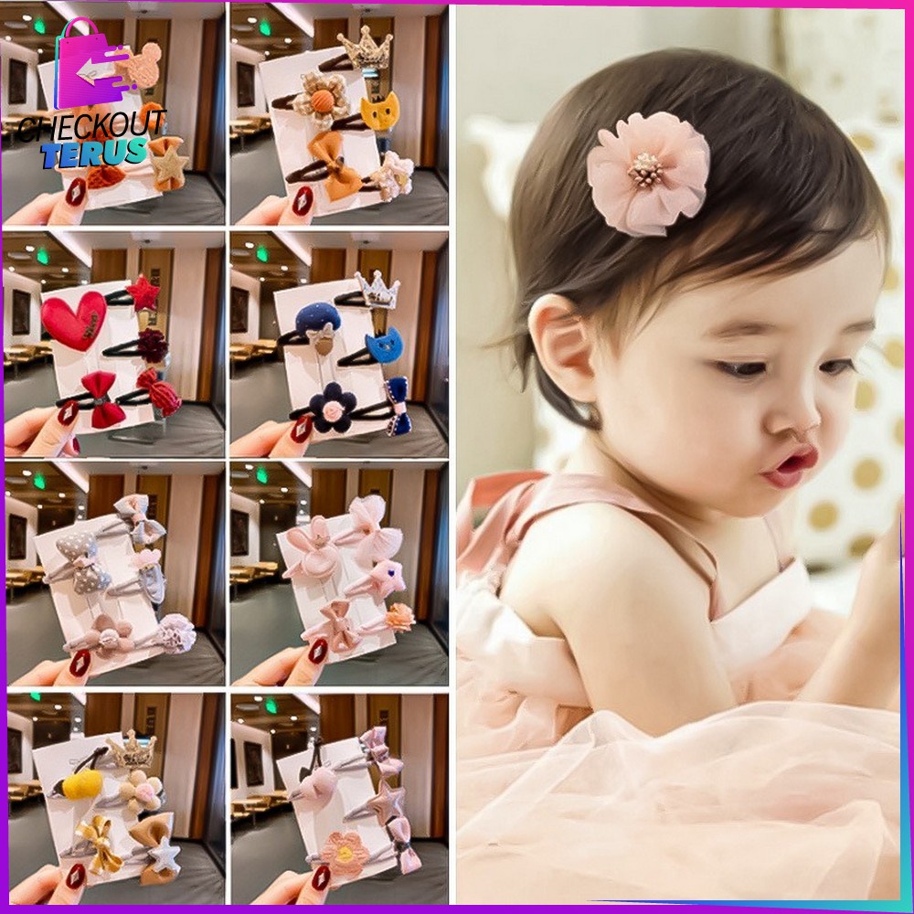 CT C340 C342 PART 2 Jepit Rambut Anak Lucu Set 10IN1 Jepitan Rambut Anak Perempuan Baby Hair Clips Korean Fashion Acsessoris