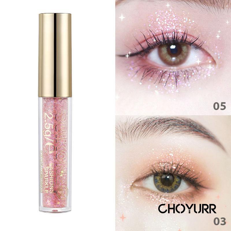 【COD】MakeUp Eyeshadow Liquid Waterproof Pearlescent Wet Sheet Shiny Lying Silkworm Liquid Eyeshadow -CH