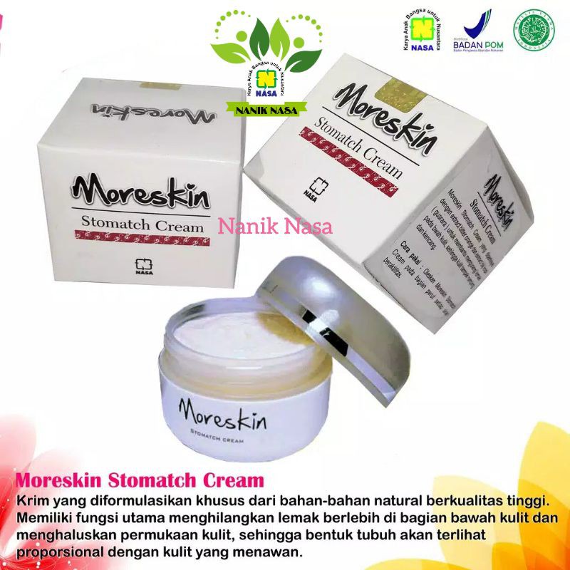 Cream Pengecil Perut Buncit Ampuh Pelangsing Perut Moreskin Stomach - Cream Pengecil Paha Bpom Nasa
