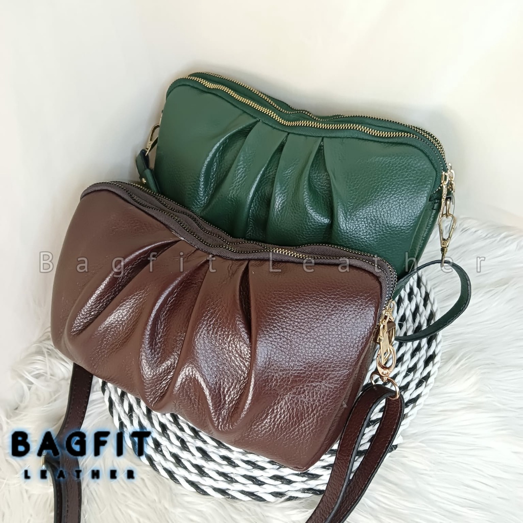 [SIZE L] TAS KULIT WANITA GARUT TAS SELEMPANG WANITA