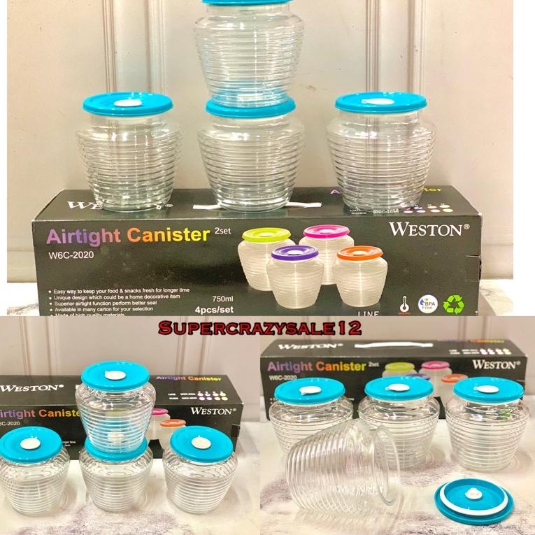 ⇧ 4 SET TOPLES WESTON 750 ML SULTAN FREE BPA WARNA RANDOM ,,