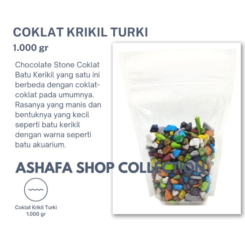 

CHOCOLAT STONE LEZAT OLEH-OLEH UMROH DAN HAJI COKLAT KRIKIL TURKY 1 KG
