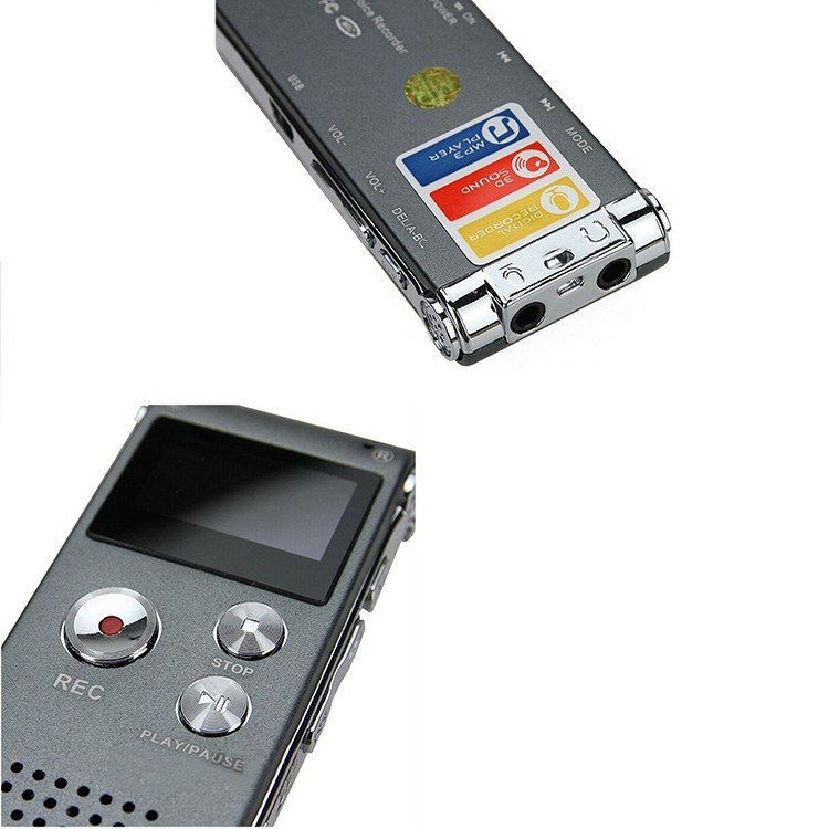 AKN88 - VCR-07 Professional 8GB Mini Digital Audio Voice Recorder USB Flash 650Hr Dictaphone MP3 Player Pen Drive