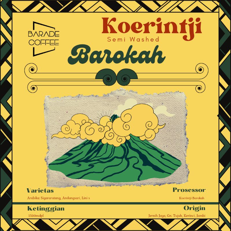 

Kopi Arabika Kerinci biji/bubuk 200gr
