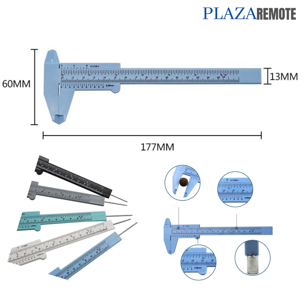 SIGMAT PLASTIK JANGKA SORONG PENGUKUR PANJANG CALIPER GAUGE 150 MM