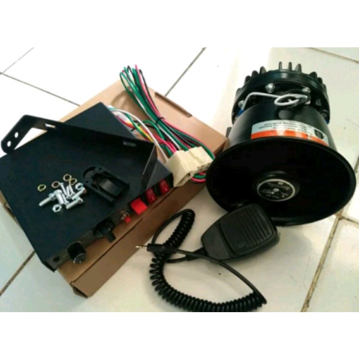 modul sirine cjb 200 Watt 9 suara patwal plus toa corong bulat 300 wat