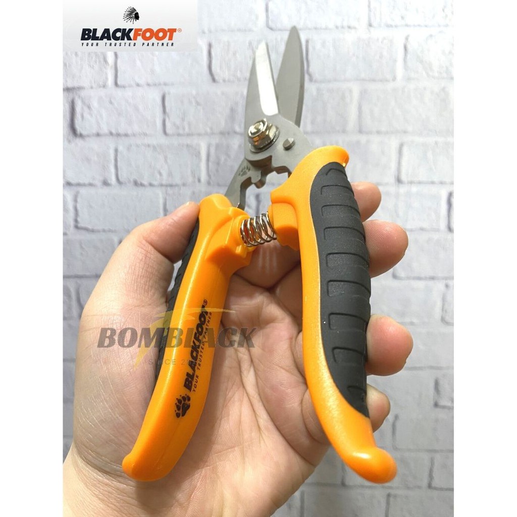 BLACKFOOT Gunting Multifungsi 8 inch Seng Dahan Kain Kertas Serbaguna