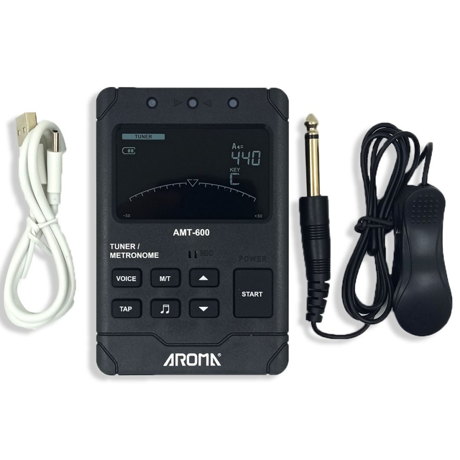 Aroma AMT-600 3-in-1 Rechargeable Tuner Metronome Tone Generator