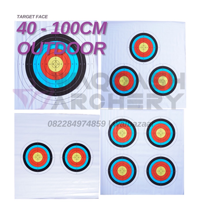 Target Face Sasaran Panahan Archery Outdoor Flexi