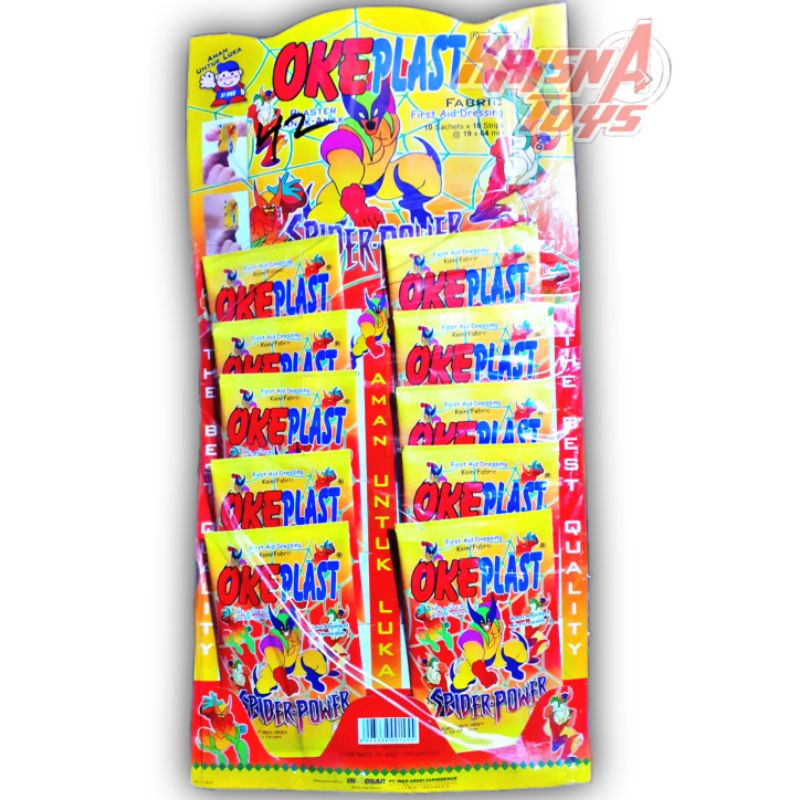 HANSAPLAST KARAKTER SUPERHERO/PLASTER KARAKTER LUCU/Oke Plast isi 10 Pack