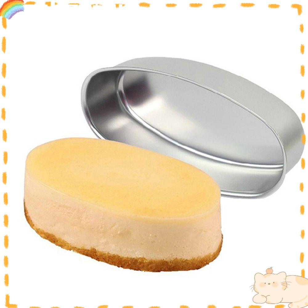 Solighter 1/2PCS Loyang Roti Tawar Bahan Aluminium Alloy Bentuk Oval Gadget Dapur Cetakan Roti Bakar