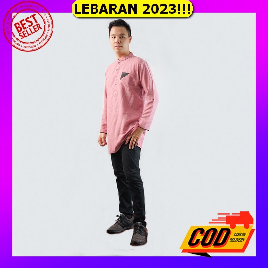 Baju Koko Pria Terbaru Toyobo Songket Batik Lengan Pendek Kurta Kemko Pakaian Muslim Kekinian Baju K