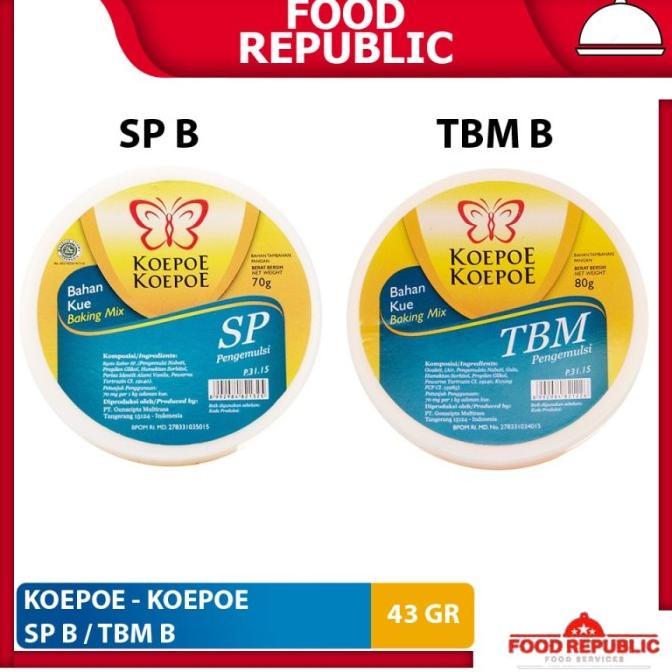 

Koepoe Koepoe SP B TBM B Pengemulsi Baking Pengembang Kue Cake Halal