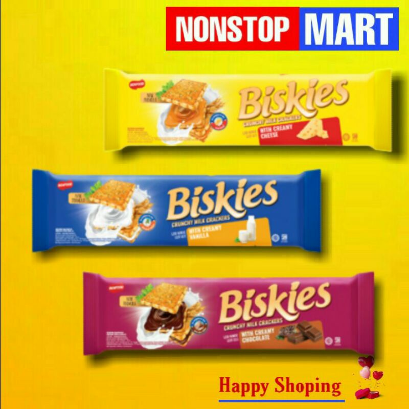 

BISKIES Biskuit sandwich crackers 96 gram