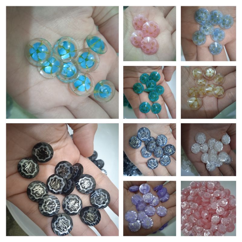 kancing baju wanita 1,5 cm / kancing Bu 15 mm