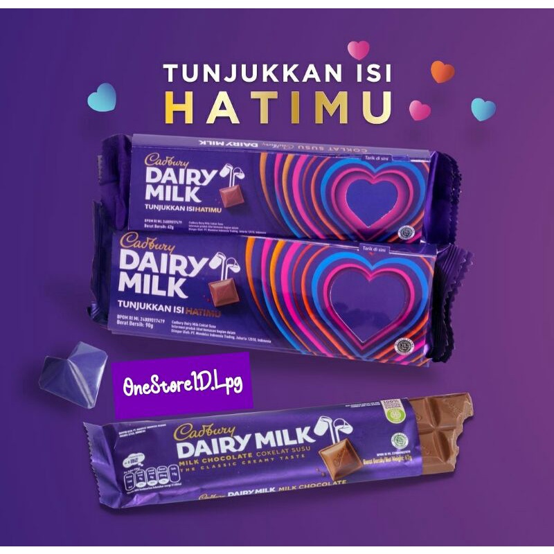 Jual Cadbury Dairy Milk 62gr Spesial Valday Shopee Indonesia