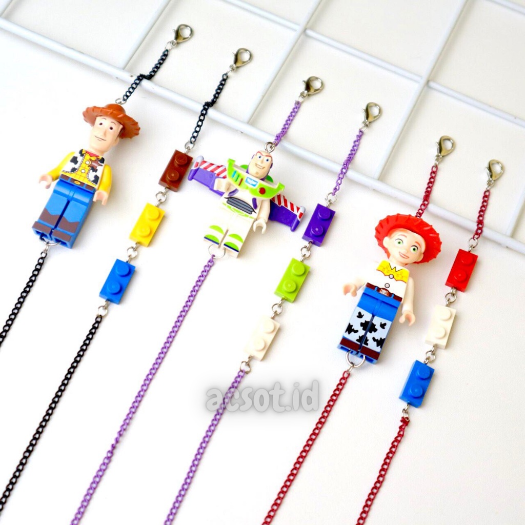 Strap Mask dgn Minifigure Toy Story | Strap Masker