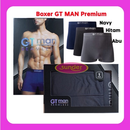 Promo 1pcs Celana Dalam Boxer Gt Man AO5 Grosir Bokser Pria Dewasa Pakaian Dalam Cowok Lusinan