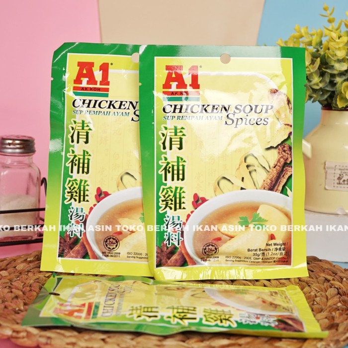 

Terlaris ✨ - A1 Chicken Soup Spices 35 gr / A 1 Sup Rempah Ayam 2.1.23
