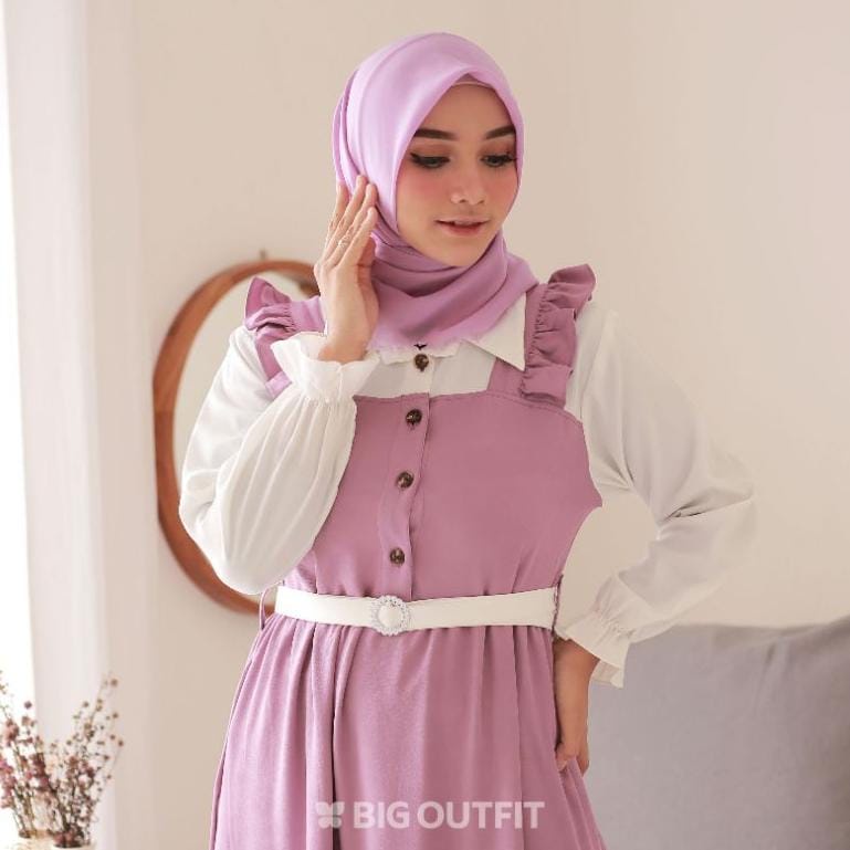 livy dress remaja | gamis kekinian | gamis remaja