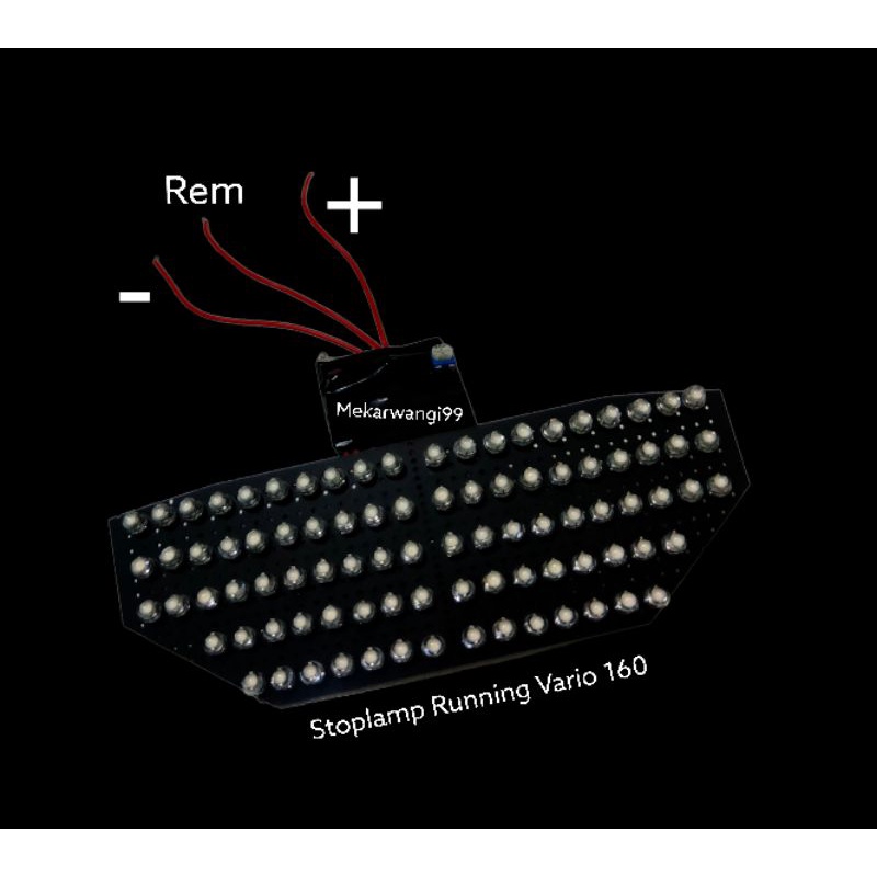 Lampu Stoplamp Running Vario 160 2022 11 mode auto Rem stay / manteng