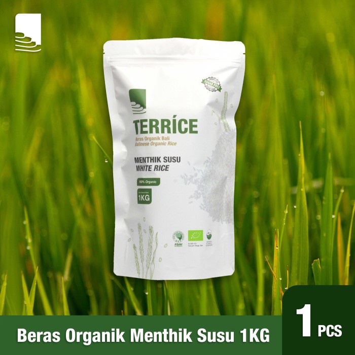 

Beras Putih Organik Sugar Free Terrice Menthik Susu 1Kg