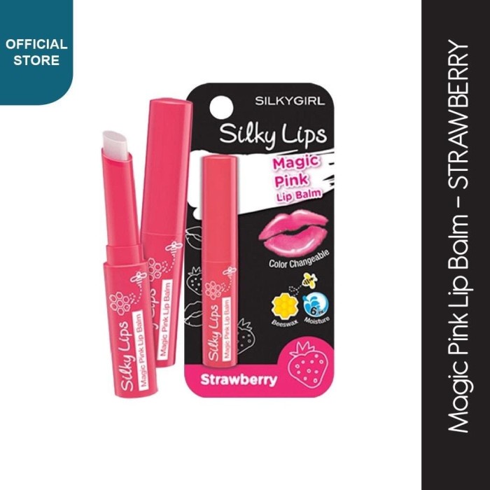 SILKYGIRL Magic Pink Lip Balm Strawberry