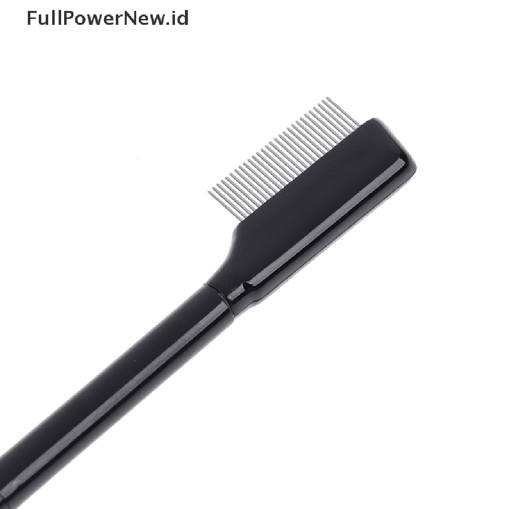 Power 1Pcs Steel Sikat Ekstensi Sisir Alis Bulu Mata Sisir Logam Makeup Brushes Alat ID