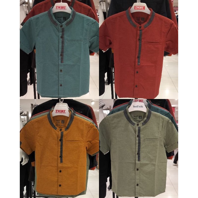 TWIST KIDS Kemeja koko anak size 4-14