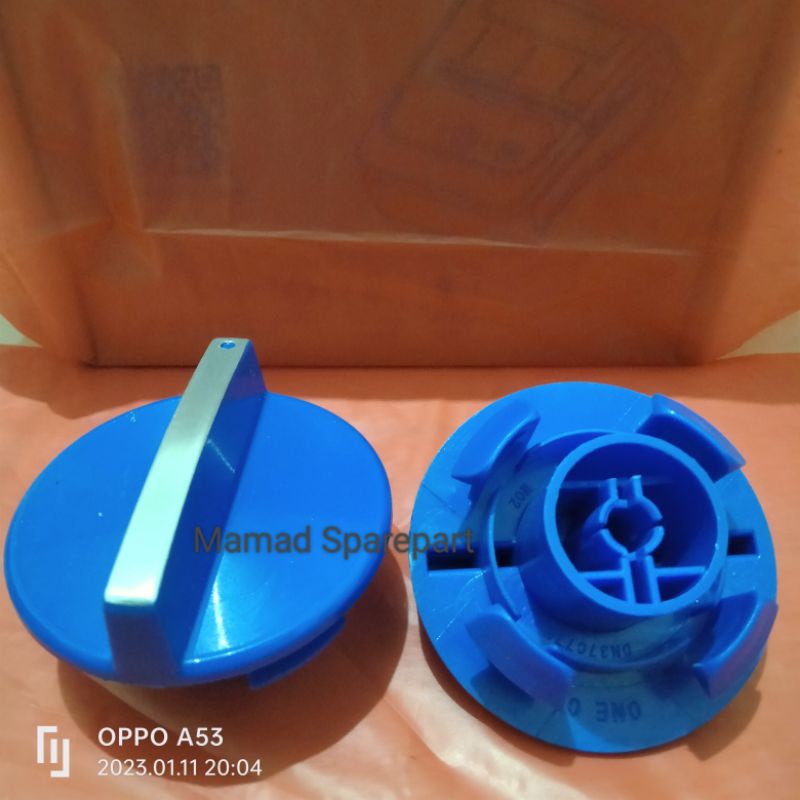 knop mesin cuci Polytron warna biru harga 1 pcs