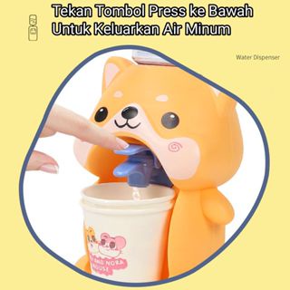 Sgmshop Mini Galon Dispenser Air Kecil Portabel Karakter Lucu Anak