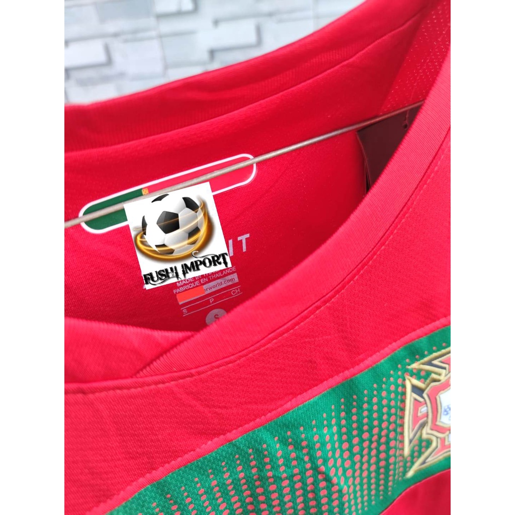 RETRO | Jersey Baju Bola Portugal Home 2010 Grade Ori