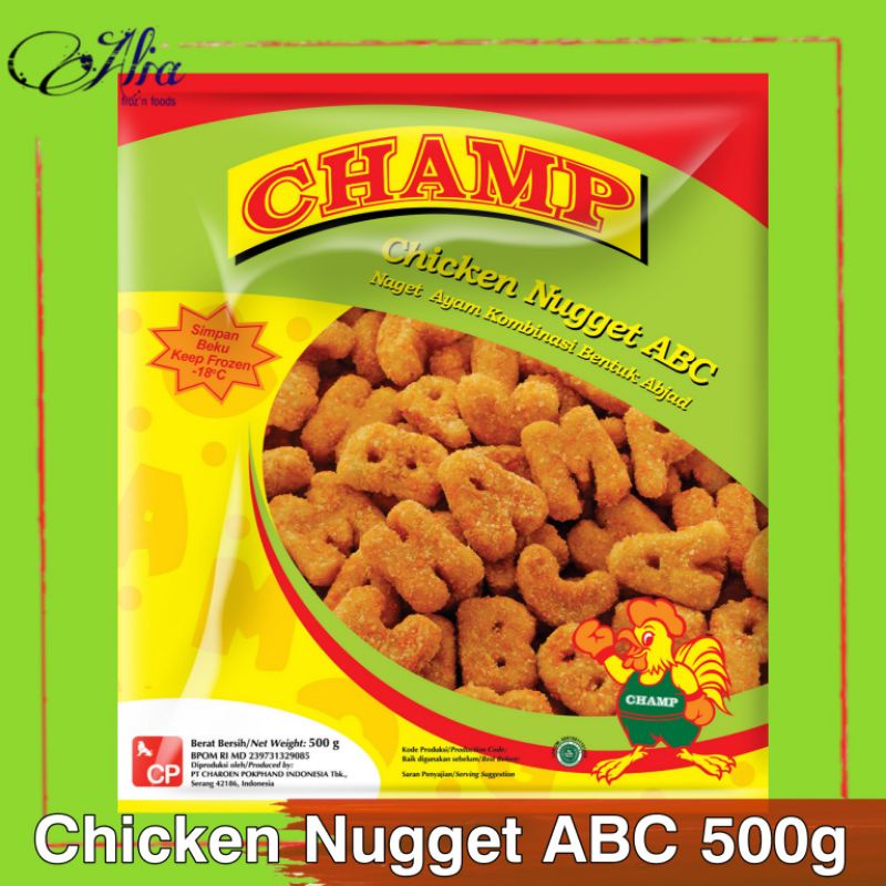 

Champ Chicken Nugget ABC 500g