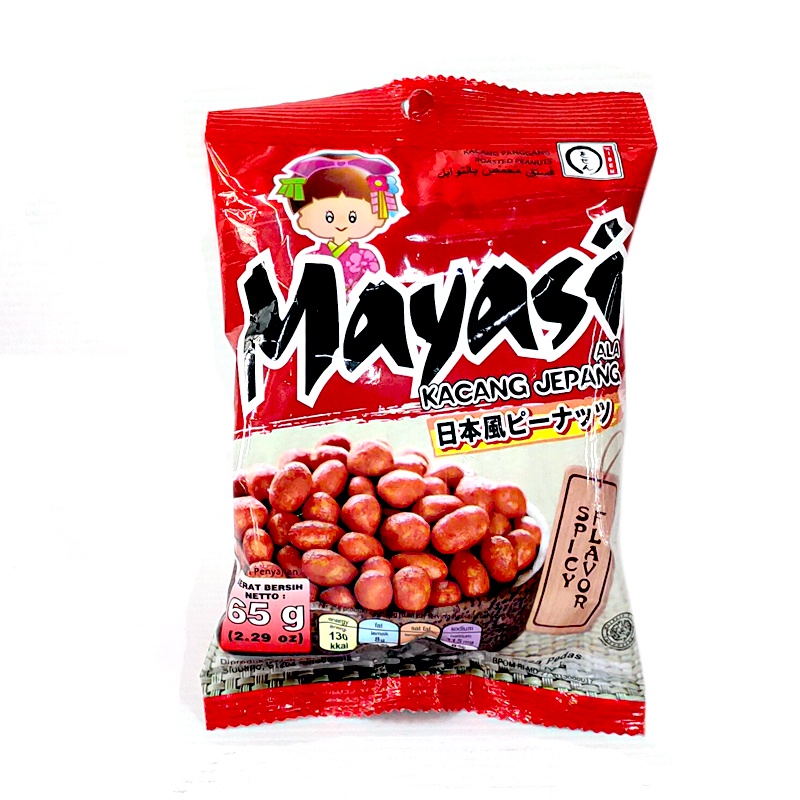 

Mayasi Kacang Jepang Pedas 65Gr